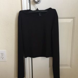 Long Sleeved black Forever 21 top